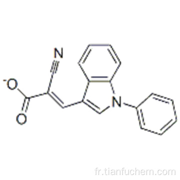 2-cyano-3- (1-phénylindol-3-yl) acrylate CAS 56396-35-1